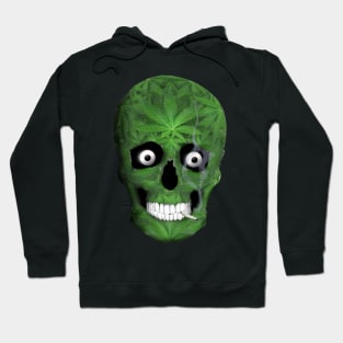 Pot Leaf Skull and Doob Hoodie